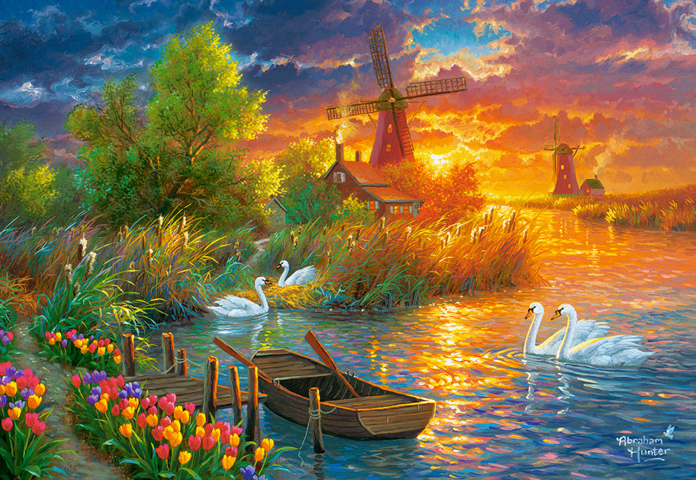 Dutch Idyll – 1000 Piece Jigsaw Puzzle (Castorland)