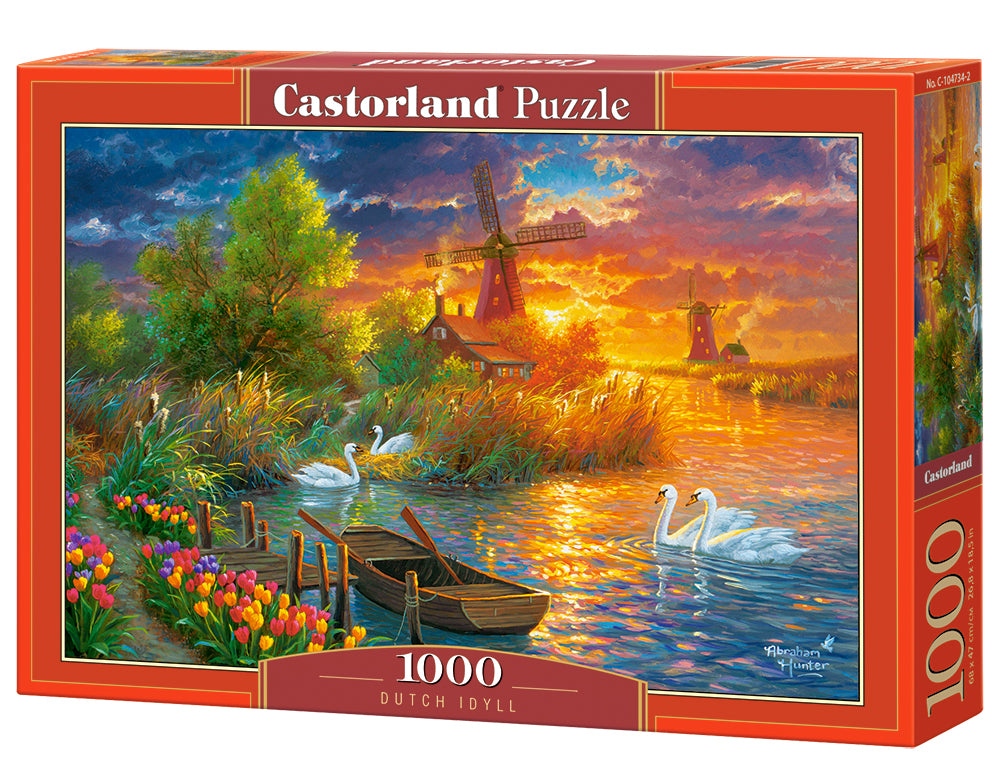 CASTORLAND 3000 Piece Jigsaw Puzzle, Colorful Sunrise in CASTORLAND 3000 Piece Jigsaw Puzzle, Colorful Sunrise in