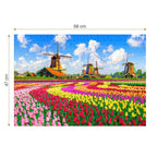 Dutch Windmills, Netherlands – 1000 Piece Jigsaw Puzzle (Roovie)