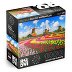 Dutch Windmills, Netherlands – 1000 Piece Jigsaw Puzzle (Roovie)