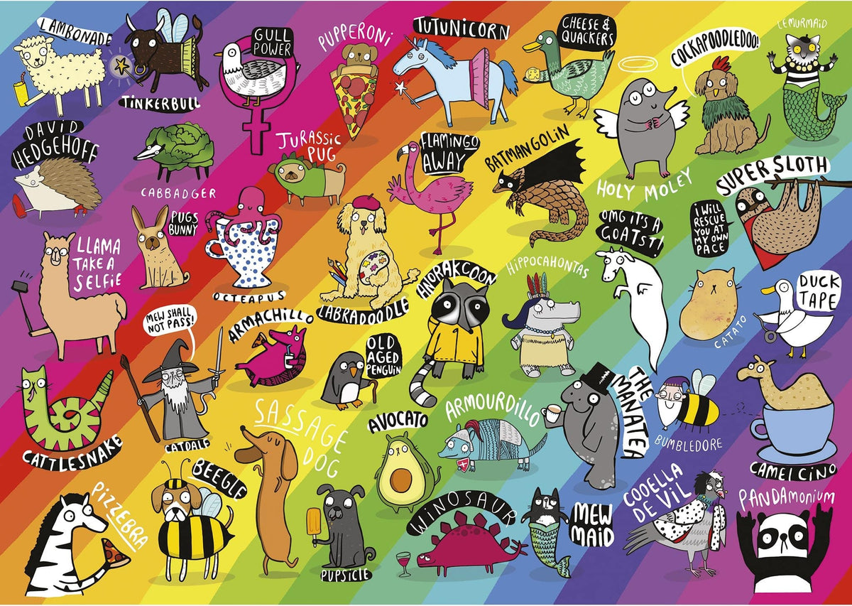 Artwork: Punimals – 500 Piece Jigsaw Puzzle (Gibsons)