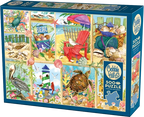 Beach Days Collage - 500 Piece Jigsaw Puzzle (Cobble Hill)