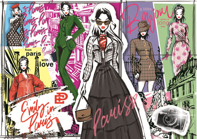 Emily in Paris: Fashion Inspirations - 1000 Piece Jigsaw Puzzle (Trefl)