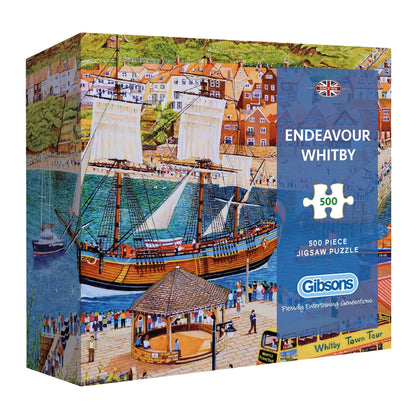 Gibsons - Endeavour Whitby - 500 Piece Jigsaw Puzzle