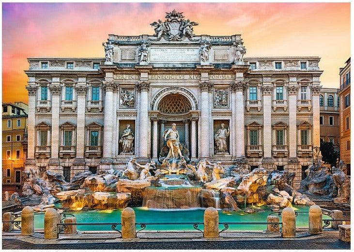 Artwork: Fontanna di Trevi, Roma – 500 Piece Jigsaw Puzzle (Trefl)