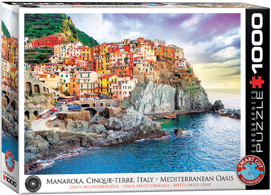 Eurographics - Manarola Cinque Terre Italy Mediterranean Oasis - 1000 pieces