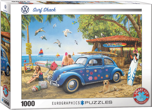 Eurographics - VW Beetle Surf Shack - 1000 pieces