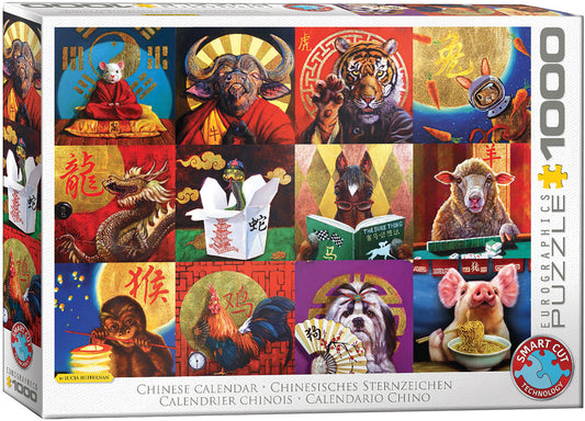 Eurographics - Chinese Calendar - 1000 pieces