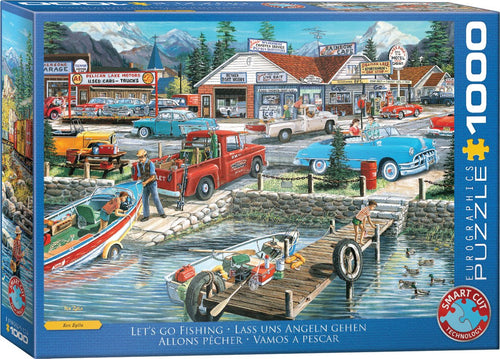 Let’s go Fishing – 1000 Piece Jigsaw Puzzle (Eurographics) - Completed Puzzle
