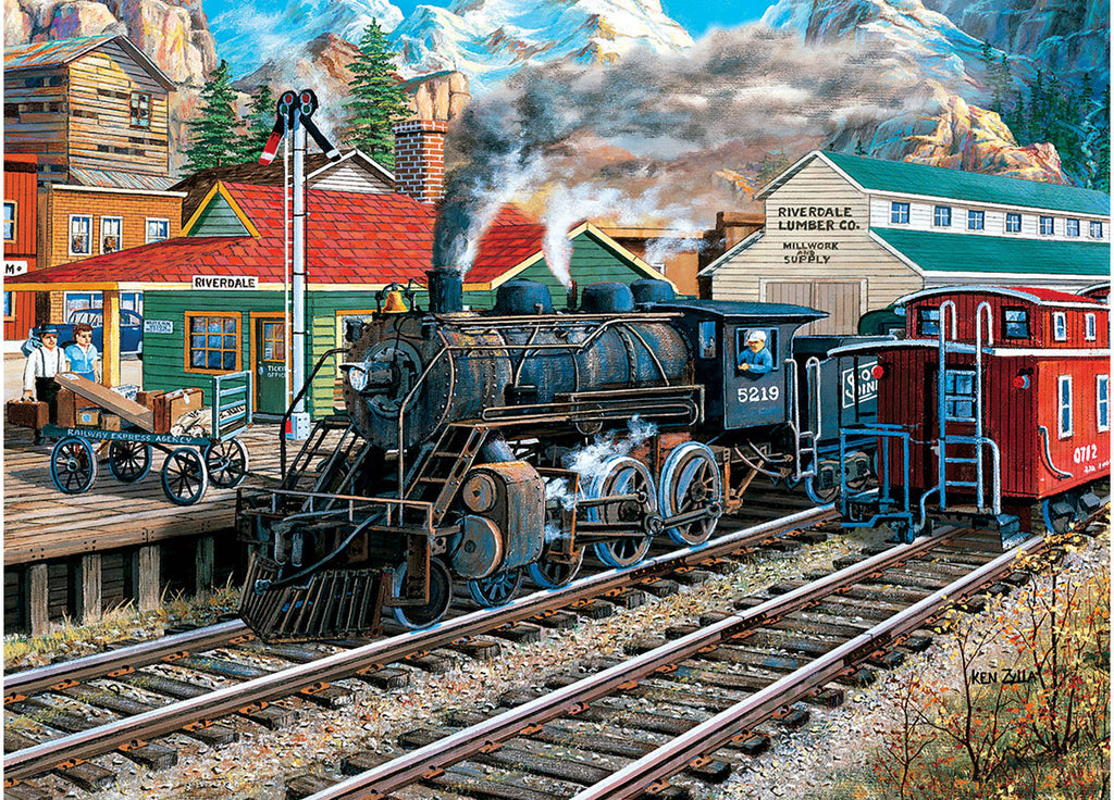 The Old Depot Station – 1000 Piece Jigsaw Puzzle (Eurographics)