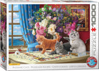 Puzzling Cats – 1000 Piece Jigsaw Puzzle (Eurographics)