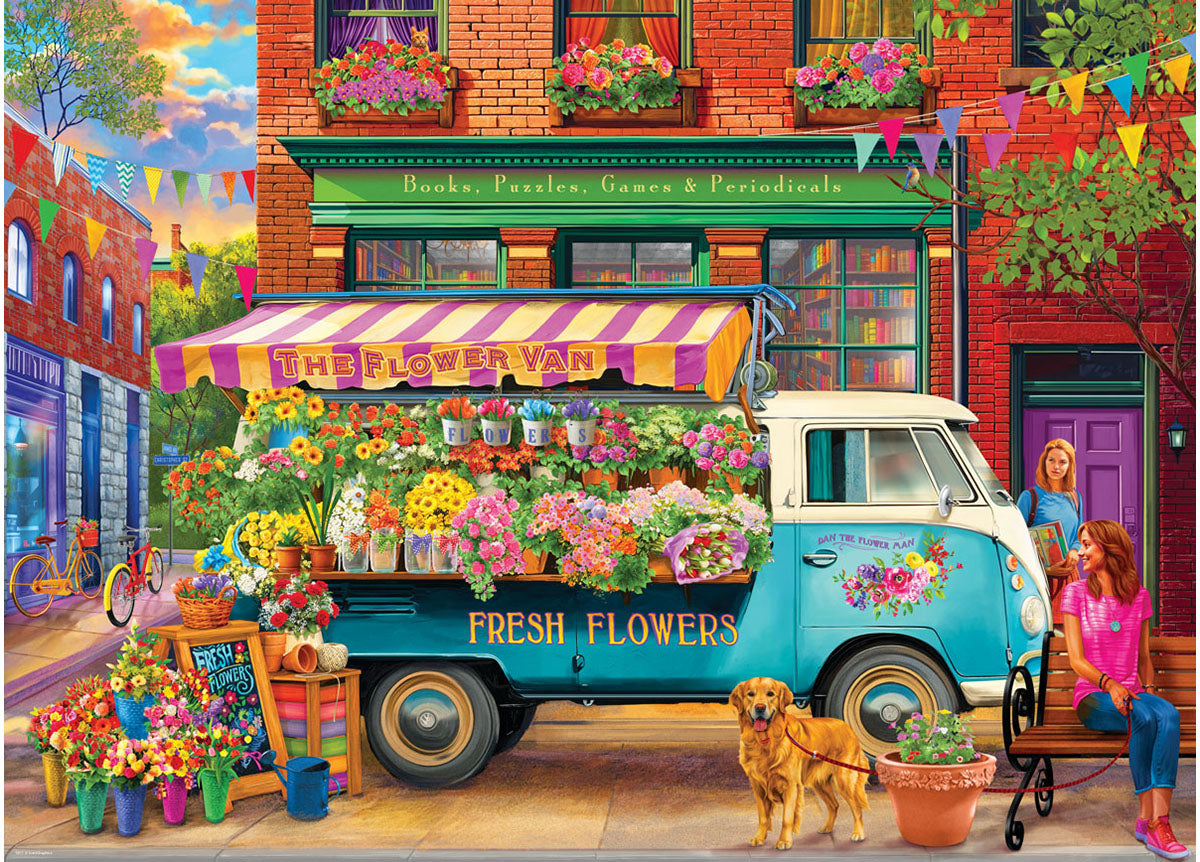 The Flower Van – 1000 Piece Jigsaw Puzzle (Eurographics)