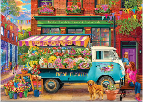 The Flower Van – 1000 Piece Jigsaw Puzzle (Eurographics)