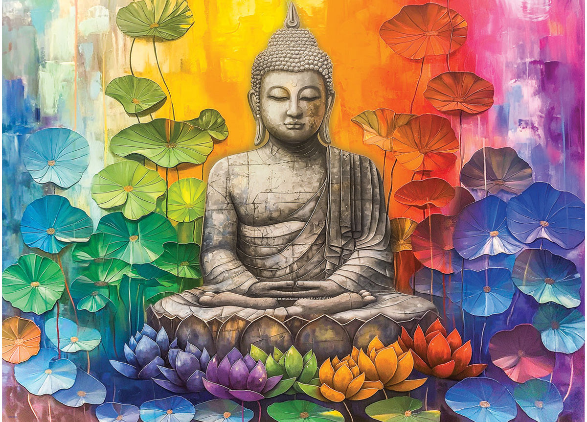 Colorful Buddha – 1000 Piece Jigsaw Puzzle (Eurographics)