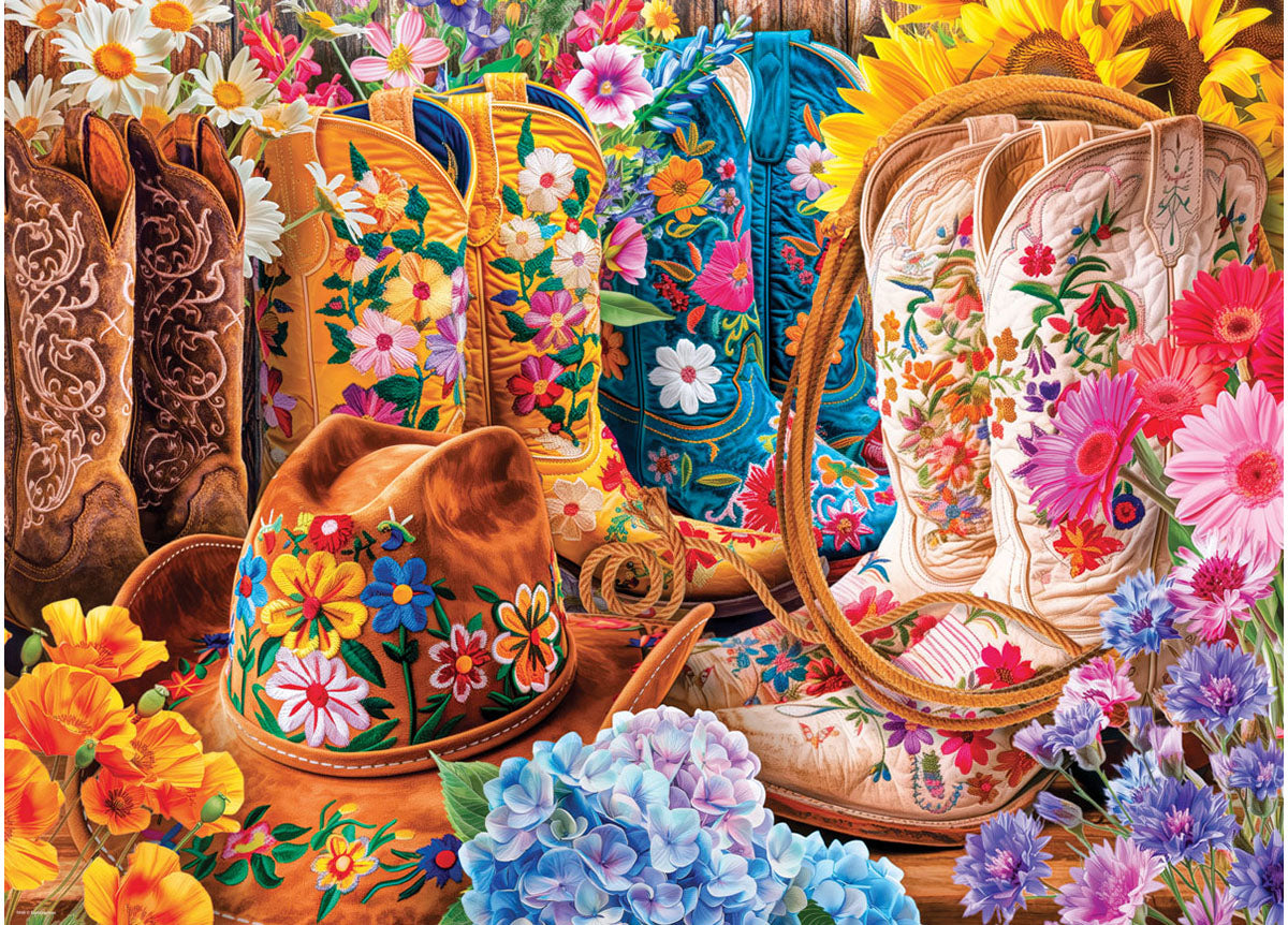 Eurographics - Cowgirl Boots - 1000 Piece