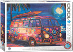 VW Beach Fun – 1000 Piece Jigsaw Puzzle (Eurographics)