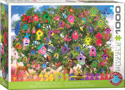 Bird House Hotel – 1000 Piece Jigsaw Puzzle (Eurographics) - Completed Puzzle