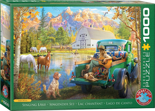 Singing Lake – 1000 Piece Jigsaw Puzzle (Eurographics) - Completed Puzzle