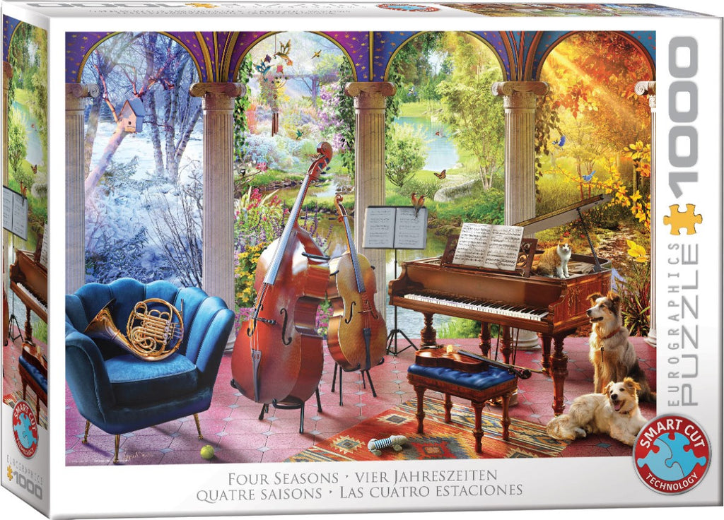 The Four Seasons of Music – 1000 Piece Jigsaw Puzzle (Eurographics)