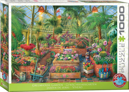 Greenhouse Garden – 1000 Piece Jigsaw Puzzle (Eurographics) - Completed Puzzle