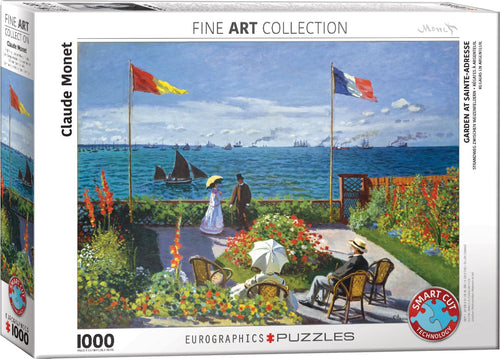 Garden at Sainte-Adresse – 1000 Piece Jigsaw Puzzle (Eurographics) - Completed Puzzle