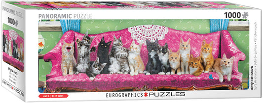 Eurographics - Kitty Cat Couch - 1000 Panoramic pieces