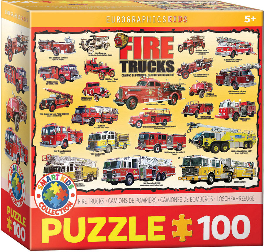 Eurographics - Vintage Fire Engines - 100 pieces