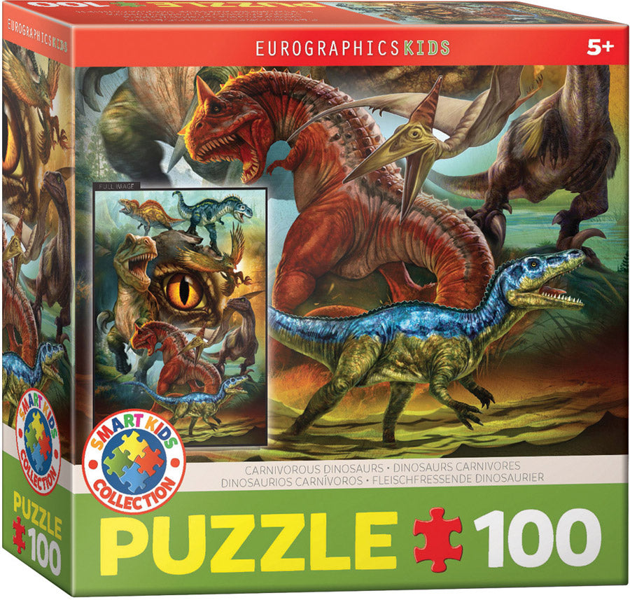 Eurographics - Carnivorous Dinosaurs - 100 pieces