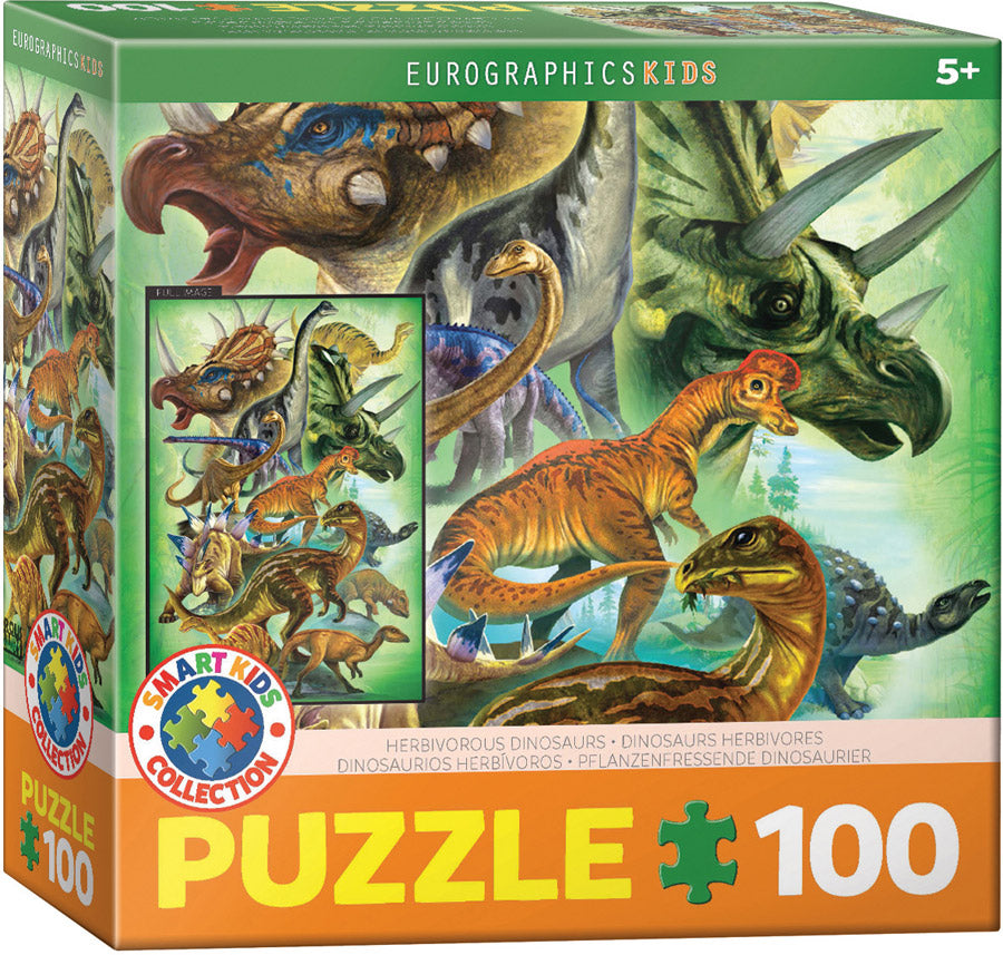 Eurographics - Herbivorous Dinosaurs - 100 pieces