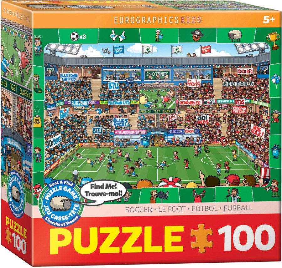 Eurographics - Spot & Find Soccer - 100 pieces