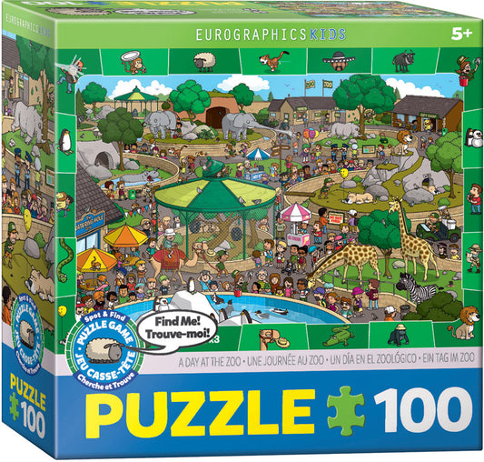 Eurographics - A Day in the Zoo - 100 pieces