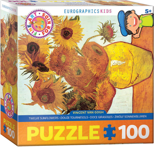 Eurographics - Twelve Sunflowers - 100 pieces