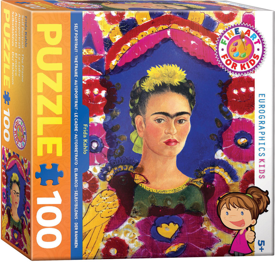 Eurographics - Frida Kahlo - Self Portrait - The Frame - 100 pieces