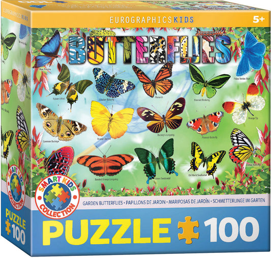 Eurographics - Garden Butterflies - 100 pieces