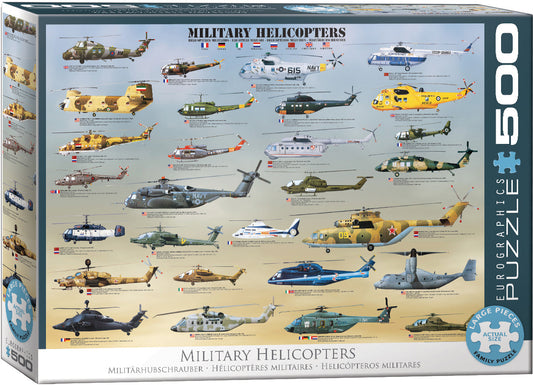 Eurographics - Military Helicopters - 500 pieces