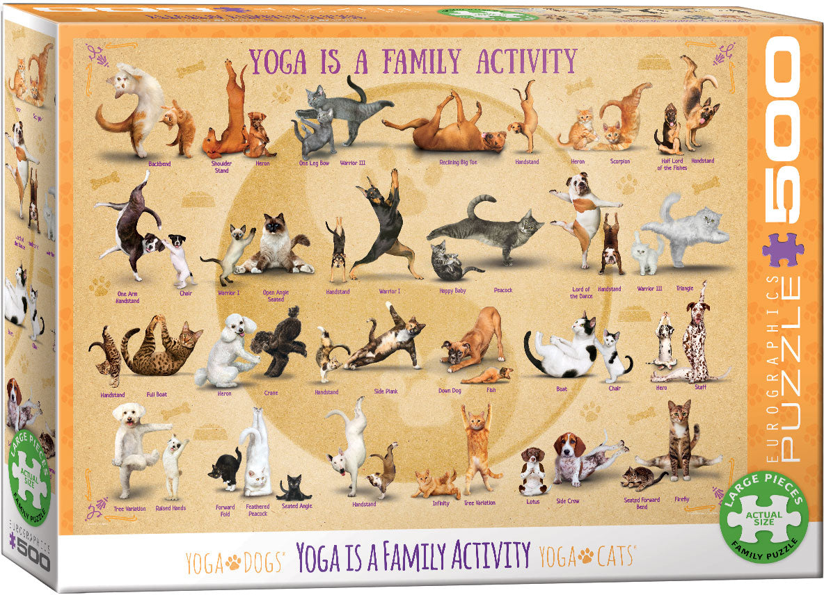 Eurographics - Yoga is a Family Activity (Special Offer) - 500 pieces