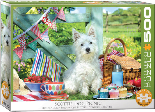 Eurographics - Scottie Dog Picnic - 500 pieces