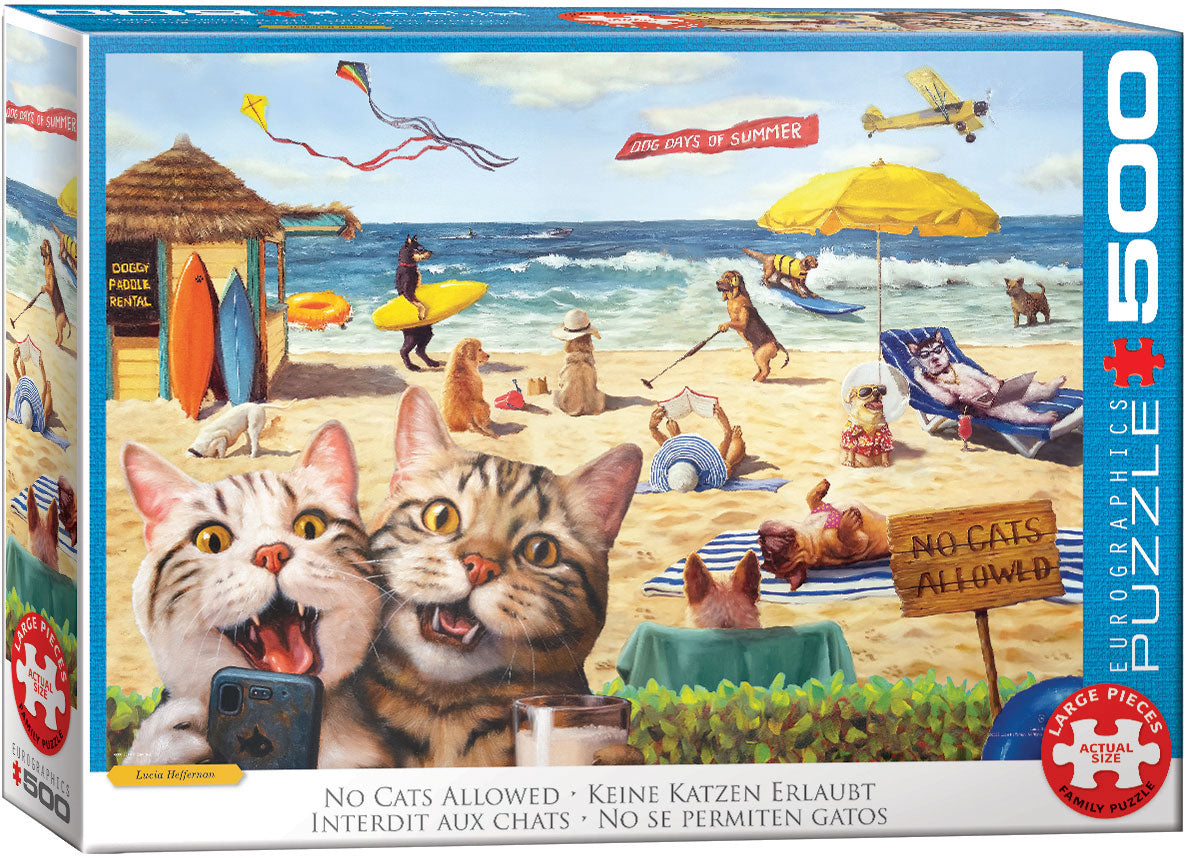 Eurographics - No Cats Allowed - 500 pieces