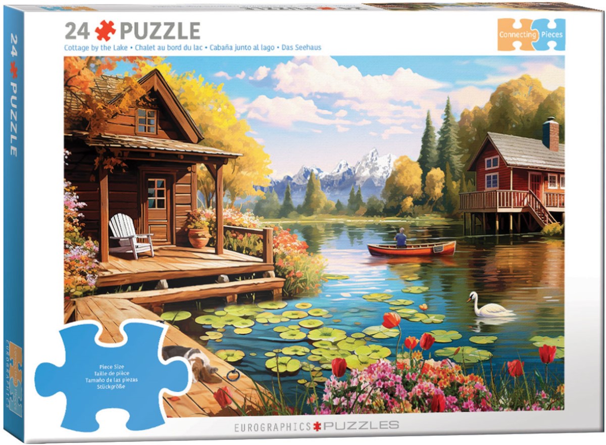 Eurographics - Cottage by the Lake - 24 pieces