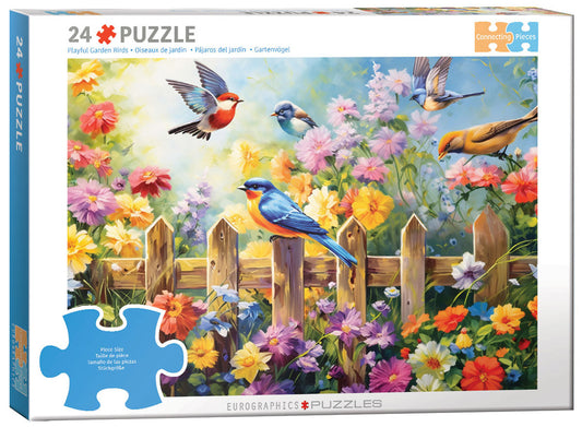 Eurographics - Playful Garden Birds - 24 pieces