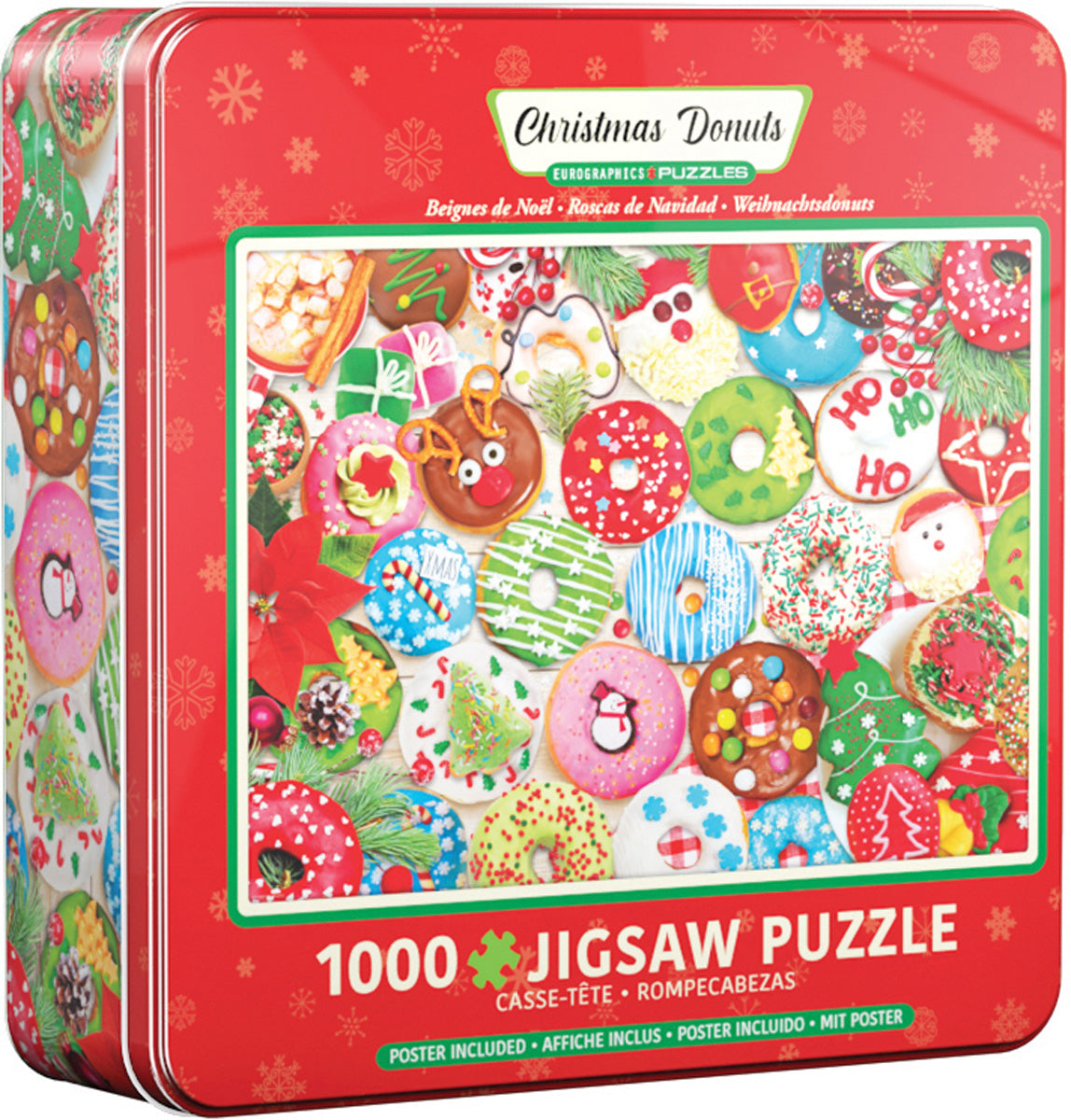 Eurographics - Christmas Donuts Tin (Special Offer) - 1000 (Tin) pieces