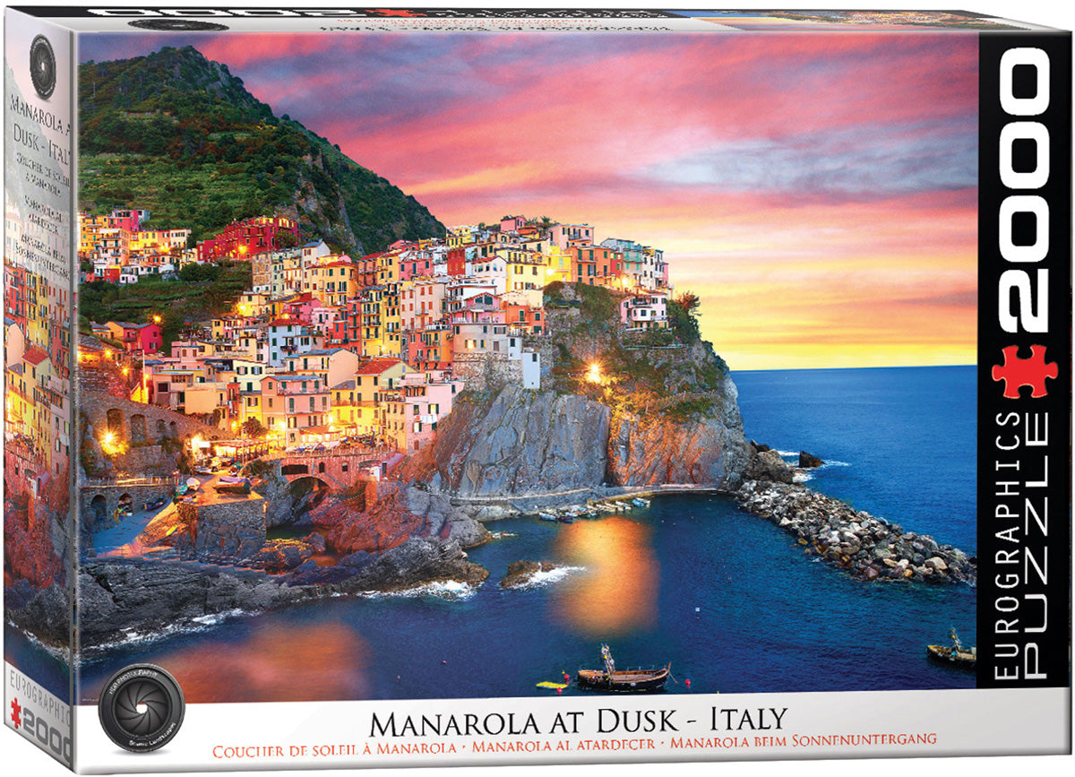 Eurographics - Manarola at Dusk - Italy - 2000 pieces