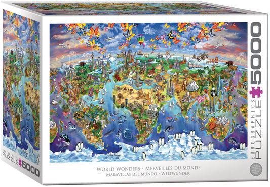 Eurographics - World Wonders - 5000 pieces