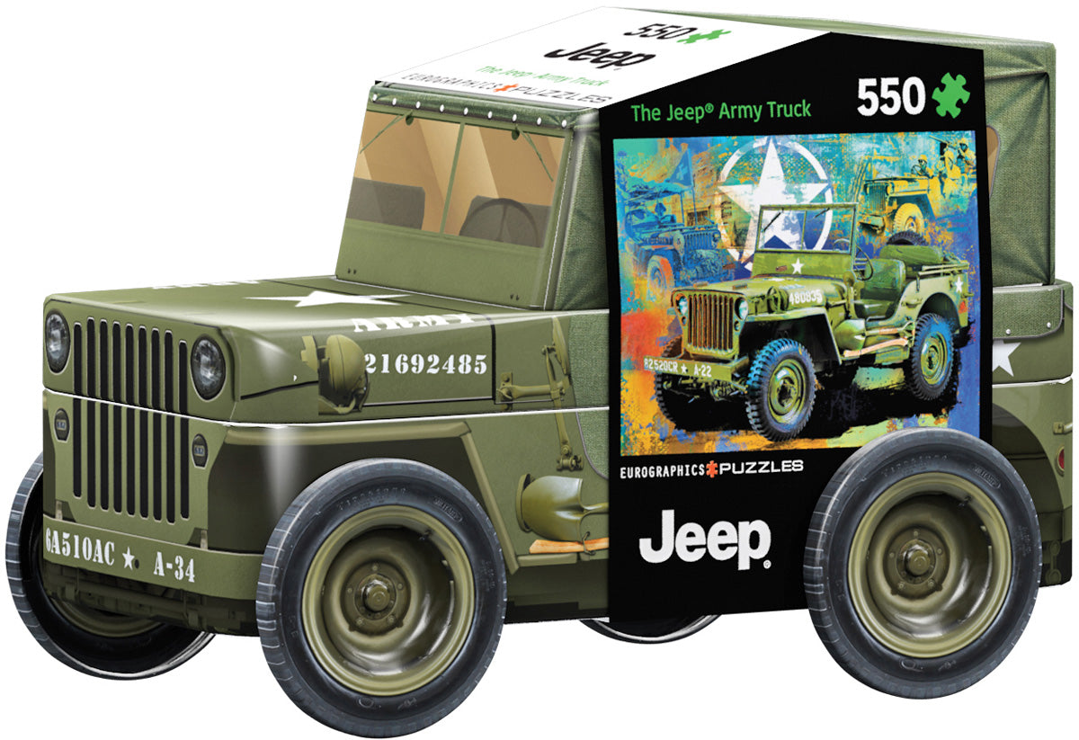 Eurographics - Military Jeep Tin - 550 (Tin) pieces