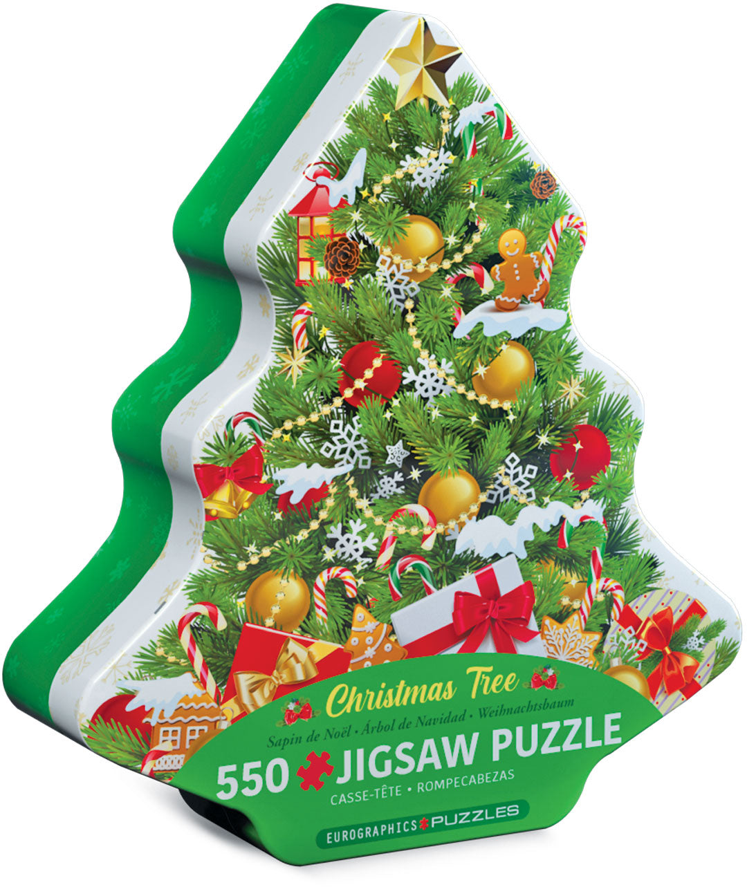 Eurographics - Christmas Tree Tin - 550 (Tin) pieces