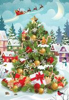 Christmas Tree Tin – 550 Piece Jigsaw Puzzle (Eurographics)