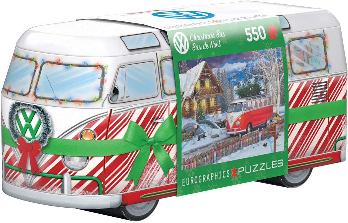 Eurographics - VW Christmas Bus Tin - 550 (Tin) pieces