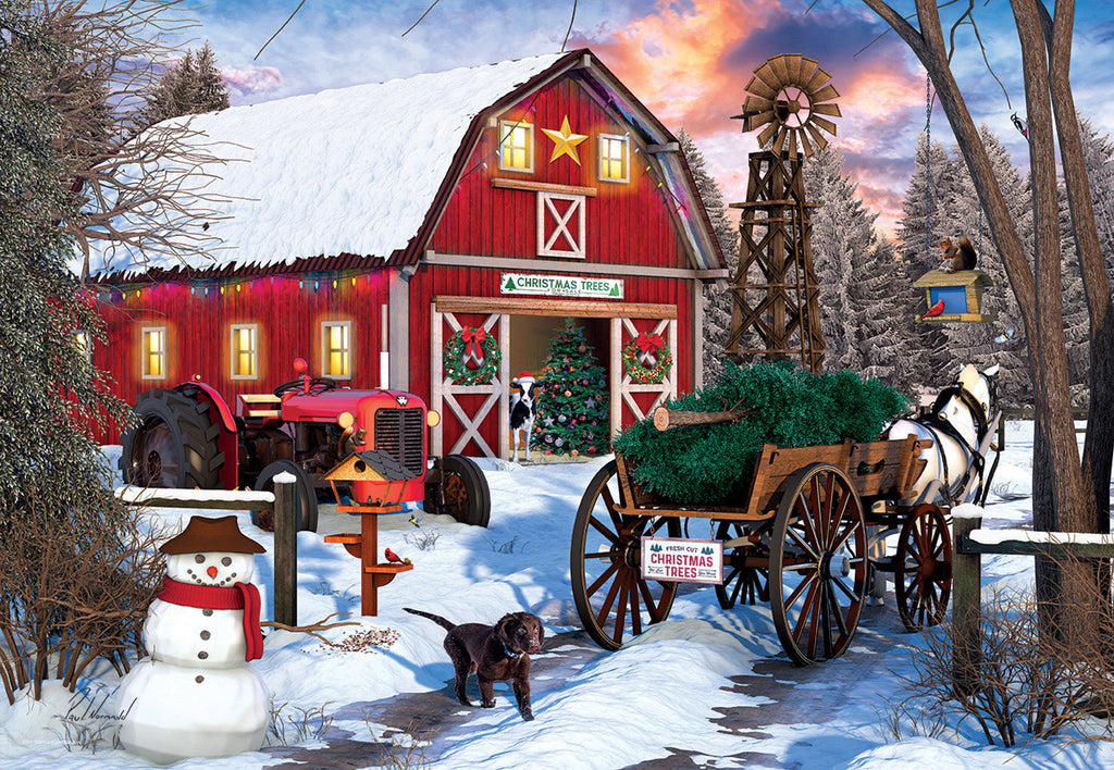 Holiday Farm Tin – 550 Piece Jigsaw Puzzle (Eurographics)