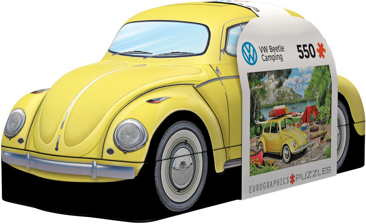 Eurographics - VW Beetle Camping Shaped Tin - 550 (Tin) pieces