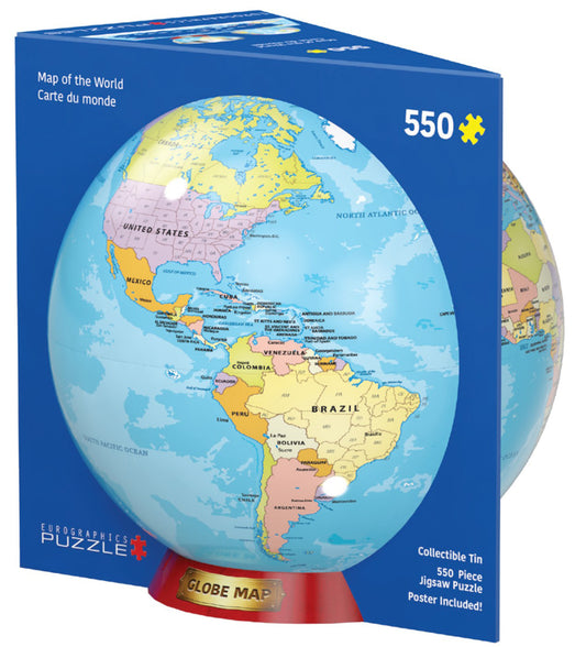 Eurographics - Map of the World Tin - 550 (Tin) pieces